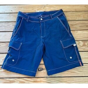Tommy Bahama Cargo Swim Shorts Size 32 Men’s Blue